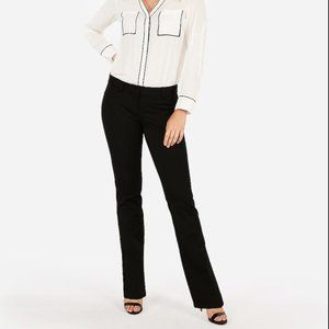 Express Black Low Rise Barely Boot Columnist Pant
